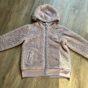 Athleta Girls, Teddy style hoodie, Size 12/Large